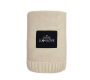 Duży koc milk coffee