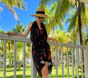 Chusta wzór Karpie Koi