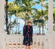 Chusta wzór Karpie Koi