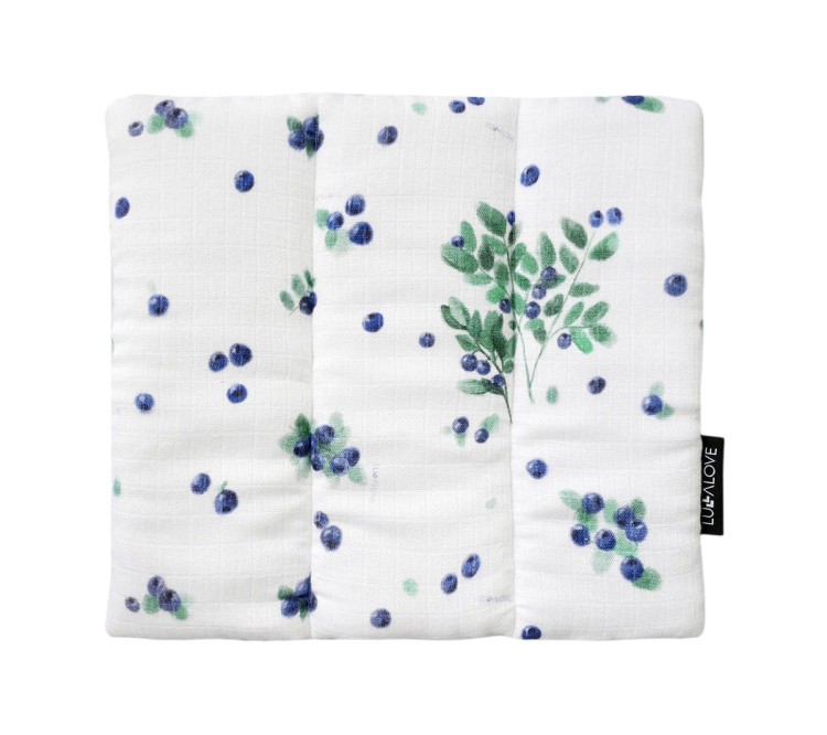 Poduszka muślinowa wzór jagódki