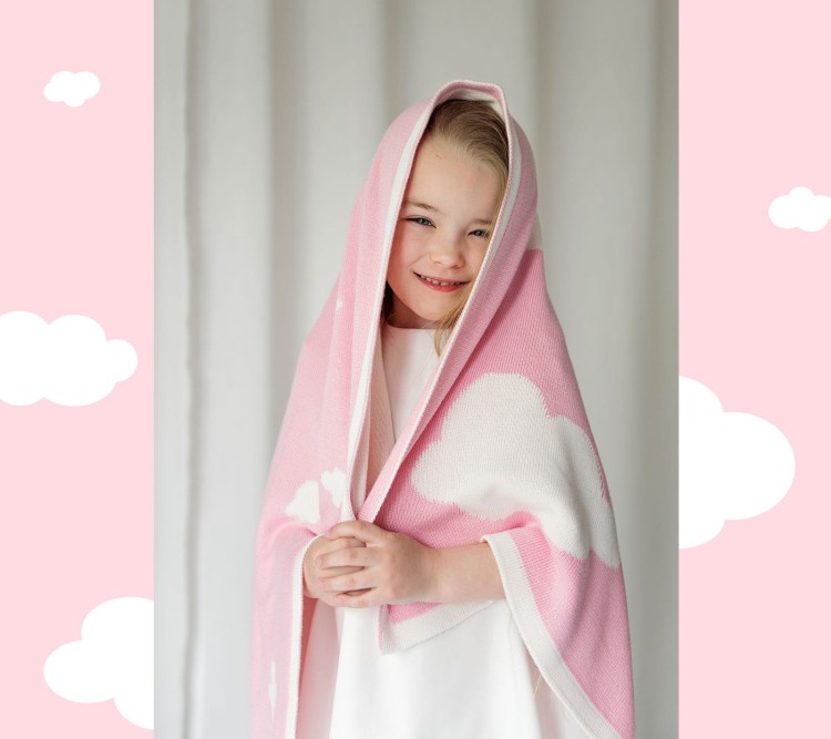 Kocyk Różowa Chmurka