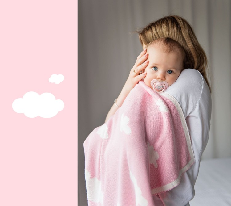 Kocyk Różowa Chmurka