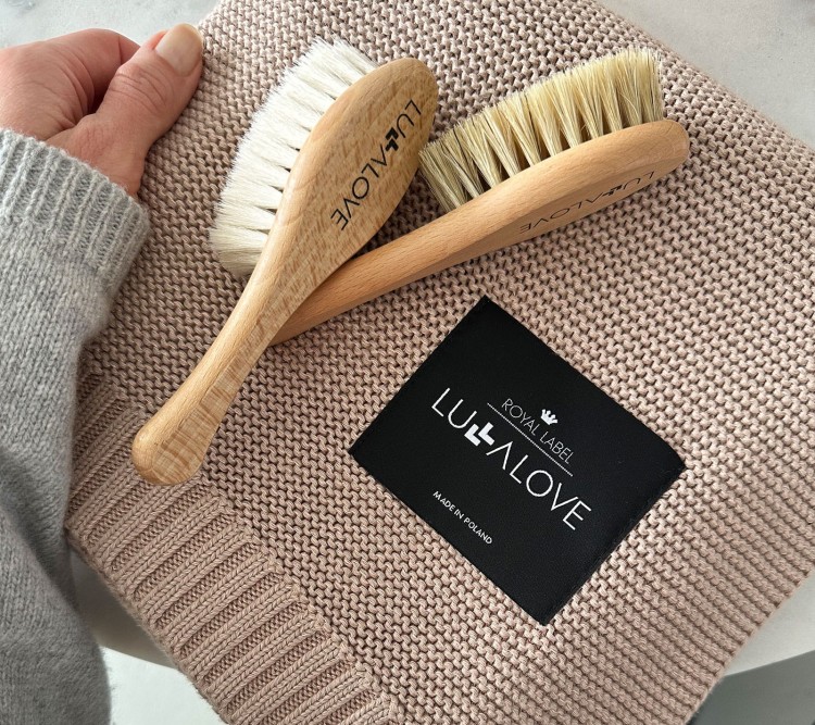 Kocyk karmelowy beż