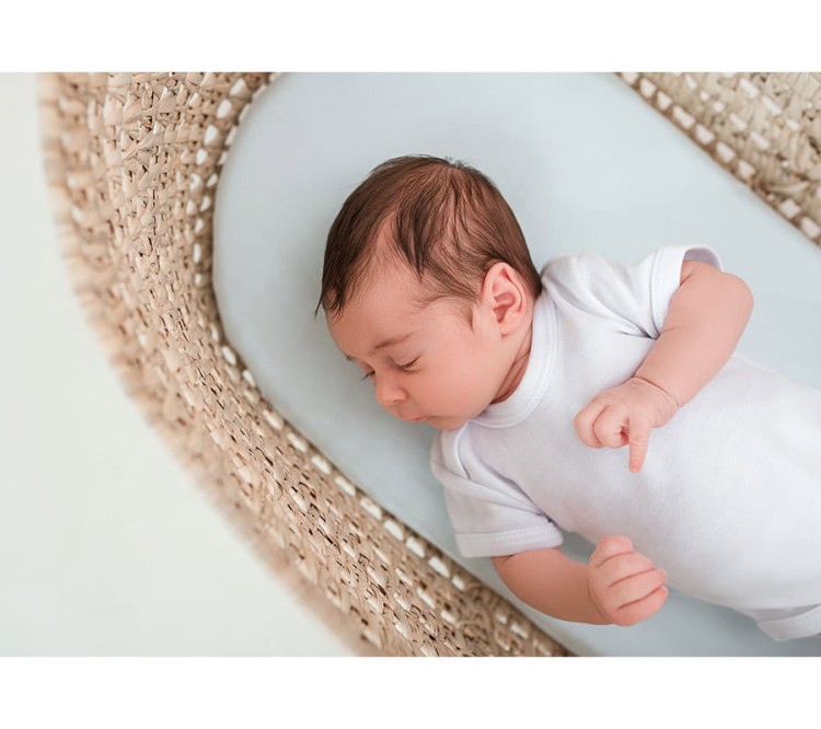 Prześcieradło do gondoli - niebieskie