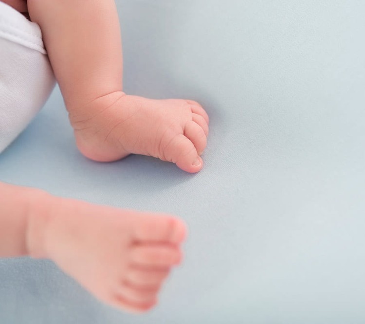 Prześcieradło do gondoli - niebieskie