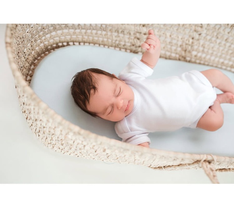 Prześcieradło do gondoli - niebieskie