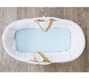 Prześcieradło do gondoli - niebieskie