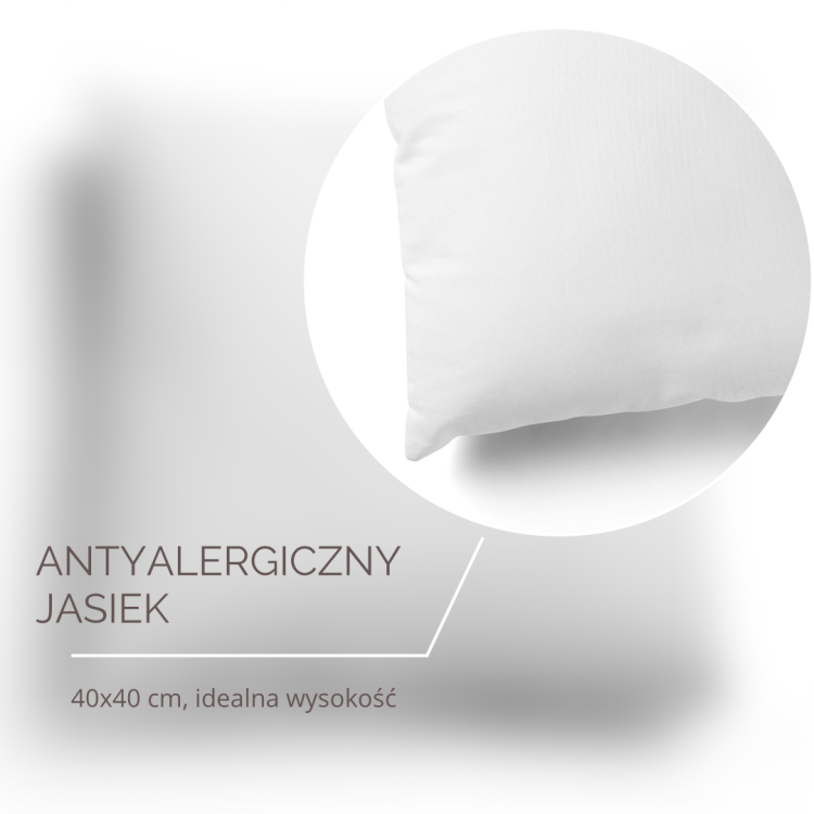 Antyalergiczny jasiek 40x40 cm - wypełnienie