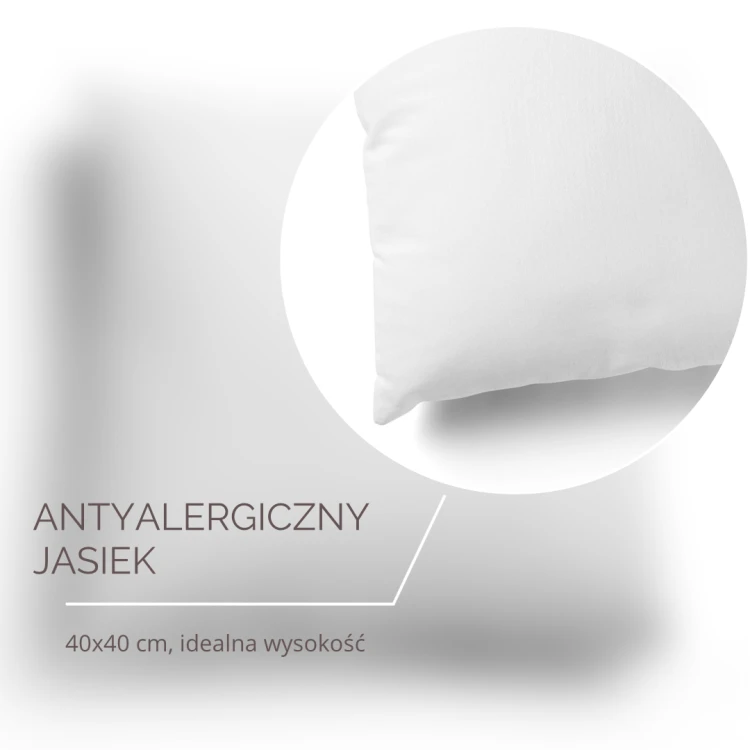 Antyalergiczny jasiek 40x40 cm - wypełnienie