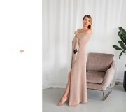 Duży kocyk - karmelowy beż