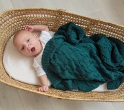 Kocyk wełniany dla niemowląt