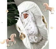 Otulacz muślinowy i poduszka