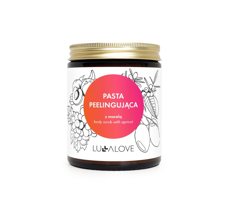 Pasta peelingująca z rozświetlającymi drobinkami