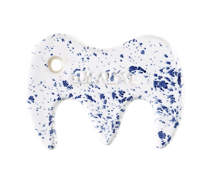 Grzebień ceramiczny - kropki