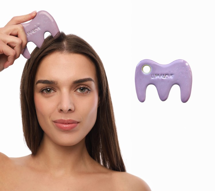 Grzebień ceramiczny - fiolet