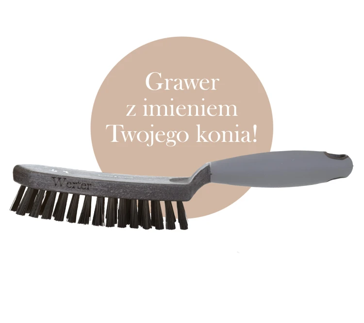 Szczotka z imieniem Twojego ukochanego konia