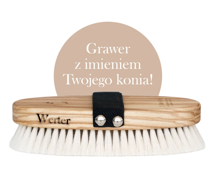 Szczotka z grawerem Twojego ukochanego konia