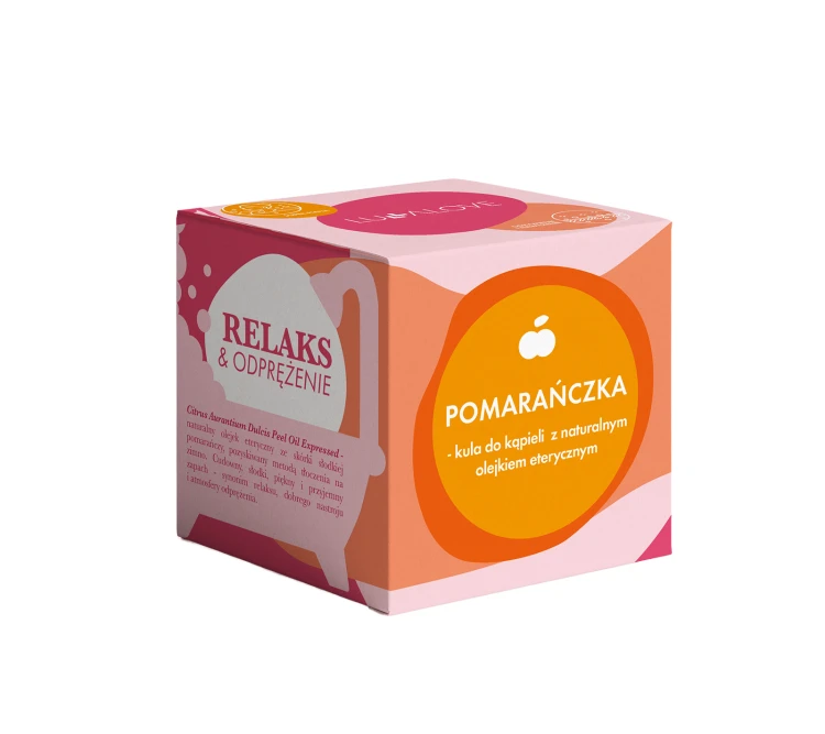Pomarańczka - kula do kąpieli