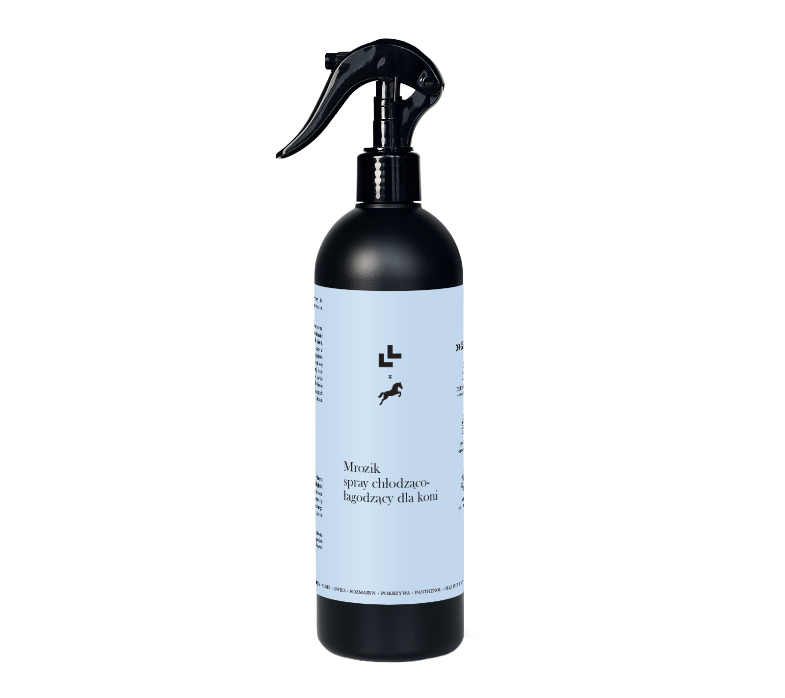 Spray chłodząco-łagodzący dla koni